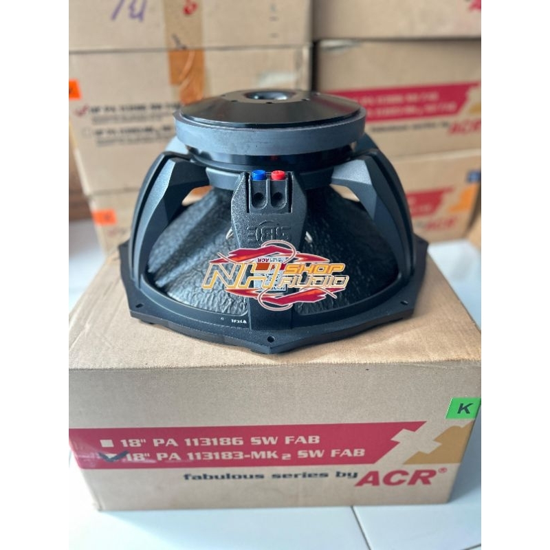 Speaker 18" ACR FABULOUS PA-113183 SW.18 inch Subwoofer - ACR Fabulous Series