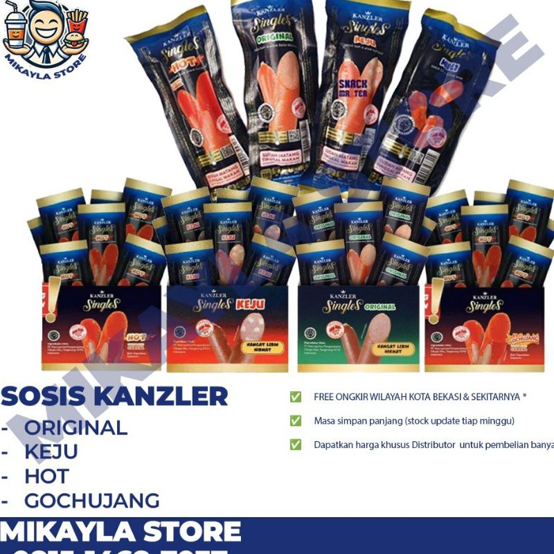 

5 Box Sosis Kanzler 60gr