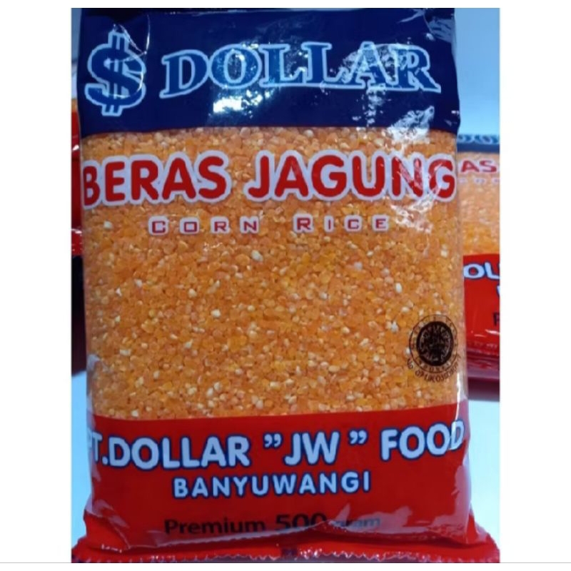 

(BISA COD) Beras Jagung Dollar 500 gram/ Nasi Jagung /Beras Jagung Dollar Sehat Serat