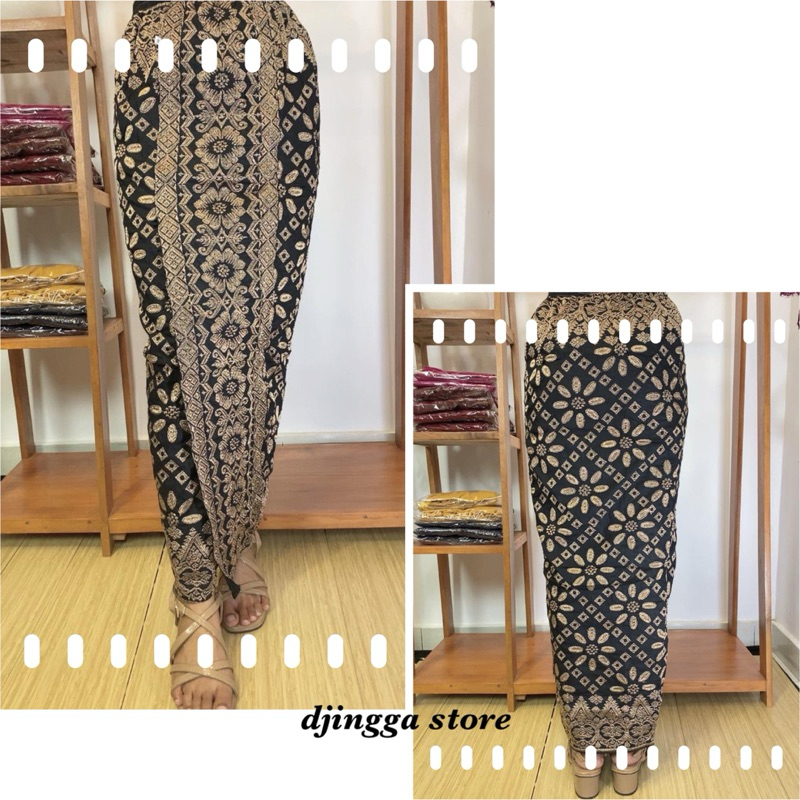 ROK/KAMEN BORDIR MOTIF PECAH KOPI - KAMEN SONGKET BALI PREMIUM