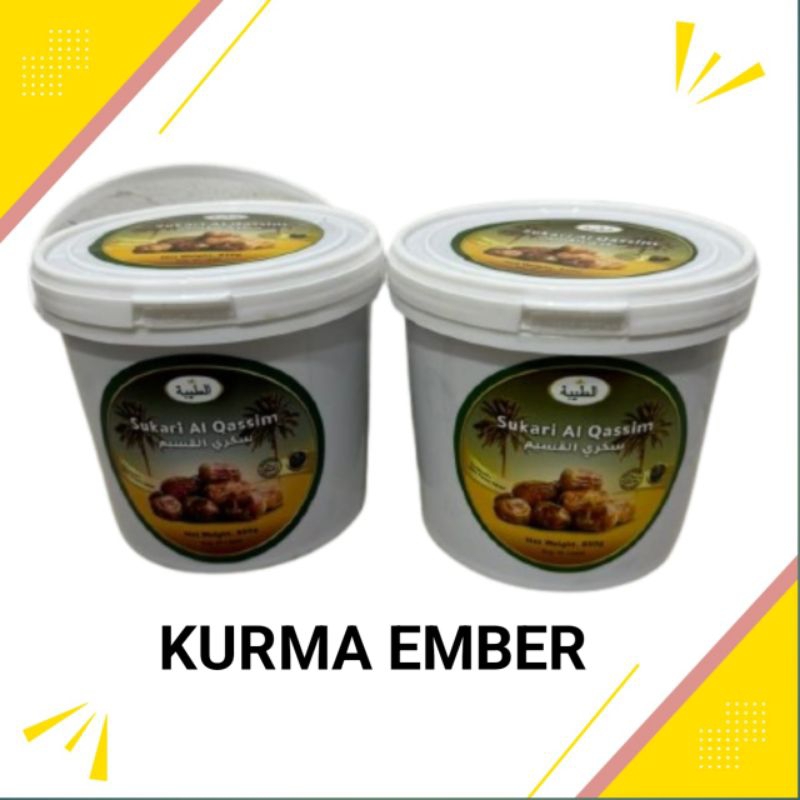 

Kurma Ember Sukari Al qassim 850gr