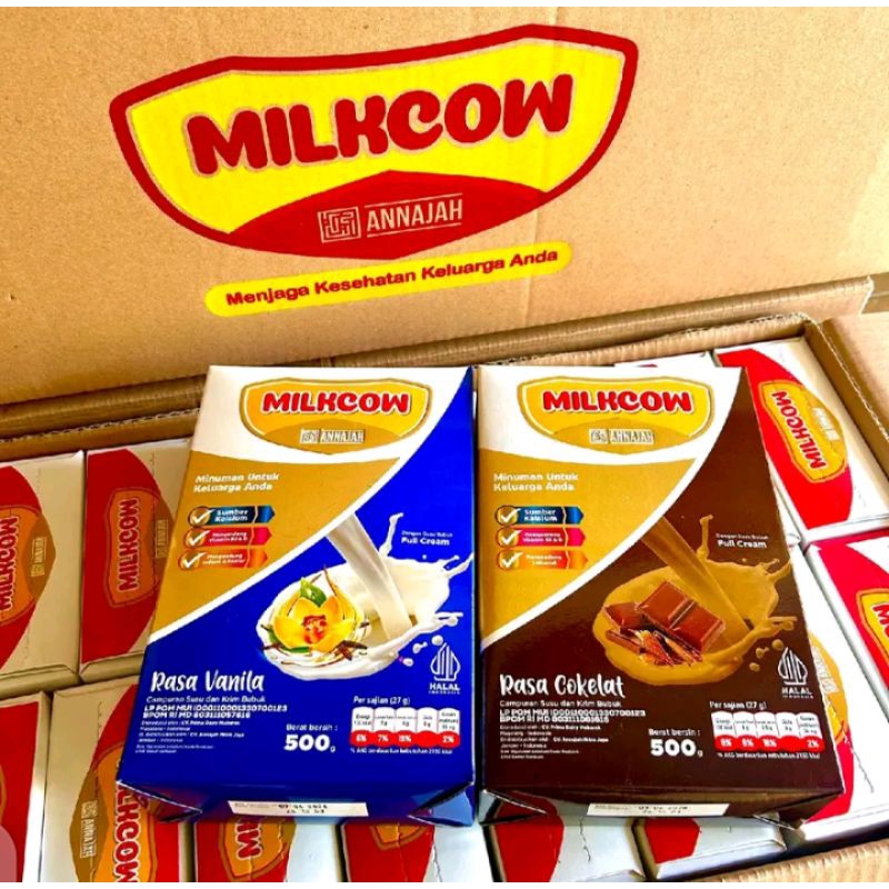 

2 BOX MILKCOW [ Susu Sapi Tinggi Protein ] Halal BPOM All Varian