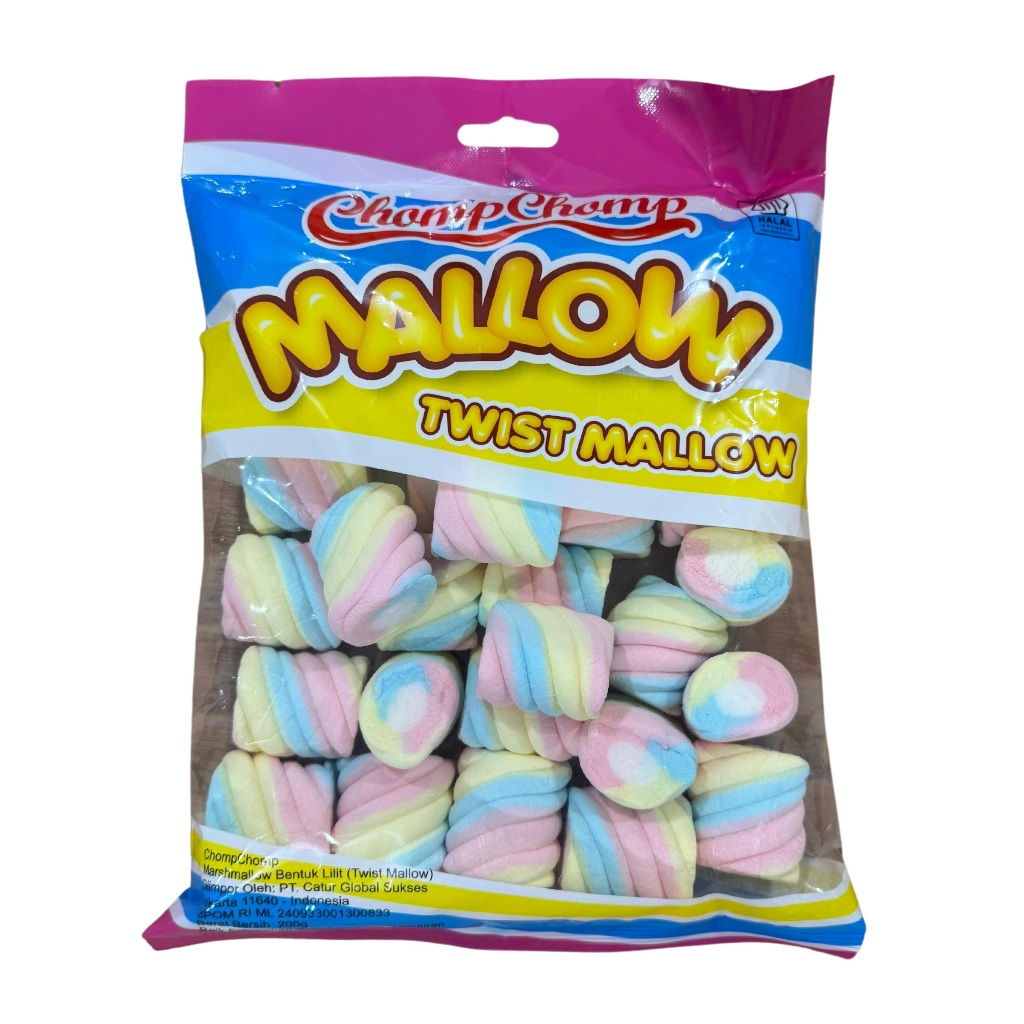 

Chomp Chomp Twist Marshmallow 200gr - ChompChomp Twist Mallow