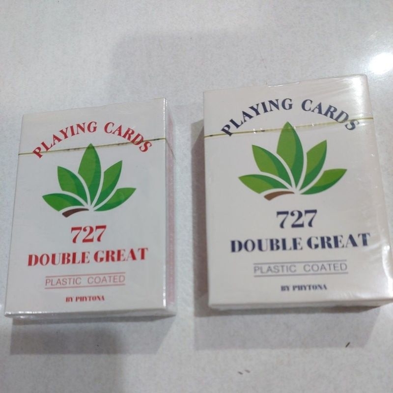 PROMO 10 10 MAINAN ANAK FAMILY TOYS ONLINE SHOP PROMO KARTU PLAYING CARDS 727 DOUBLE GREAT PLASTIC C