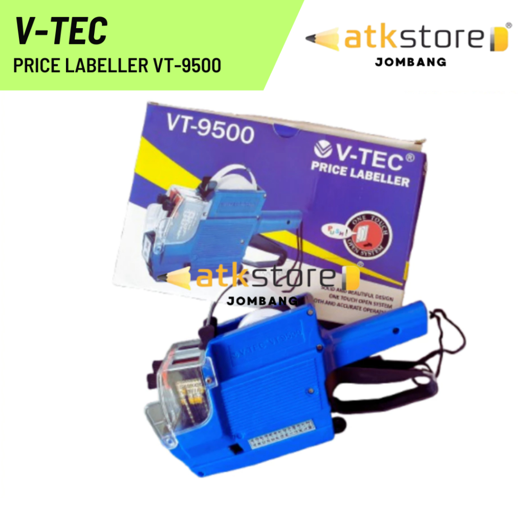 

V-TEC Price Labeller VT-9500 (ANGKA+ANGKA) / Alat Label Harga / Price Label / Label Harga