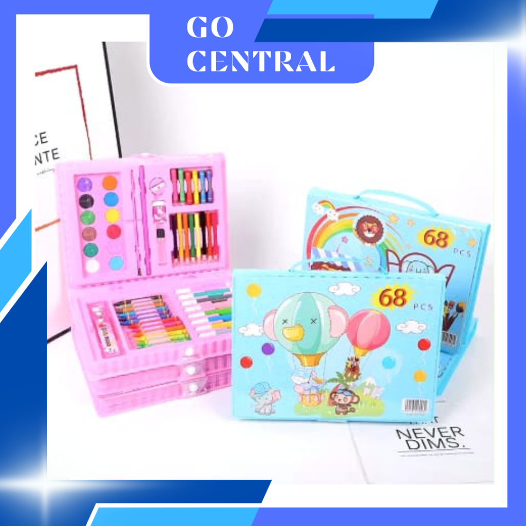 

{GC} Crayon Pensil Warna ART SET Anak Pensil Warna Crayon ISI (68 pcs)