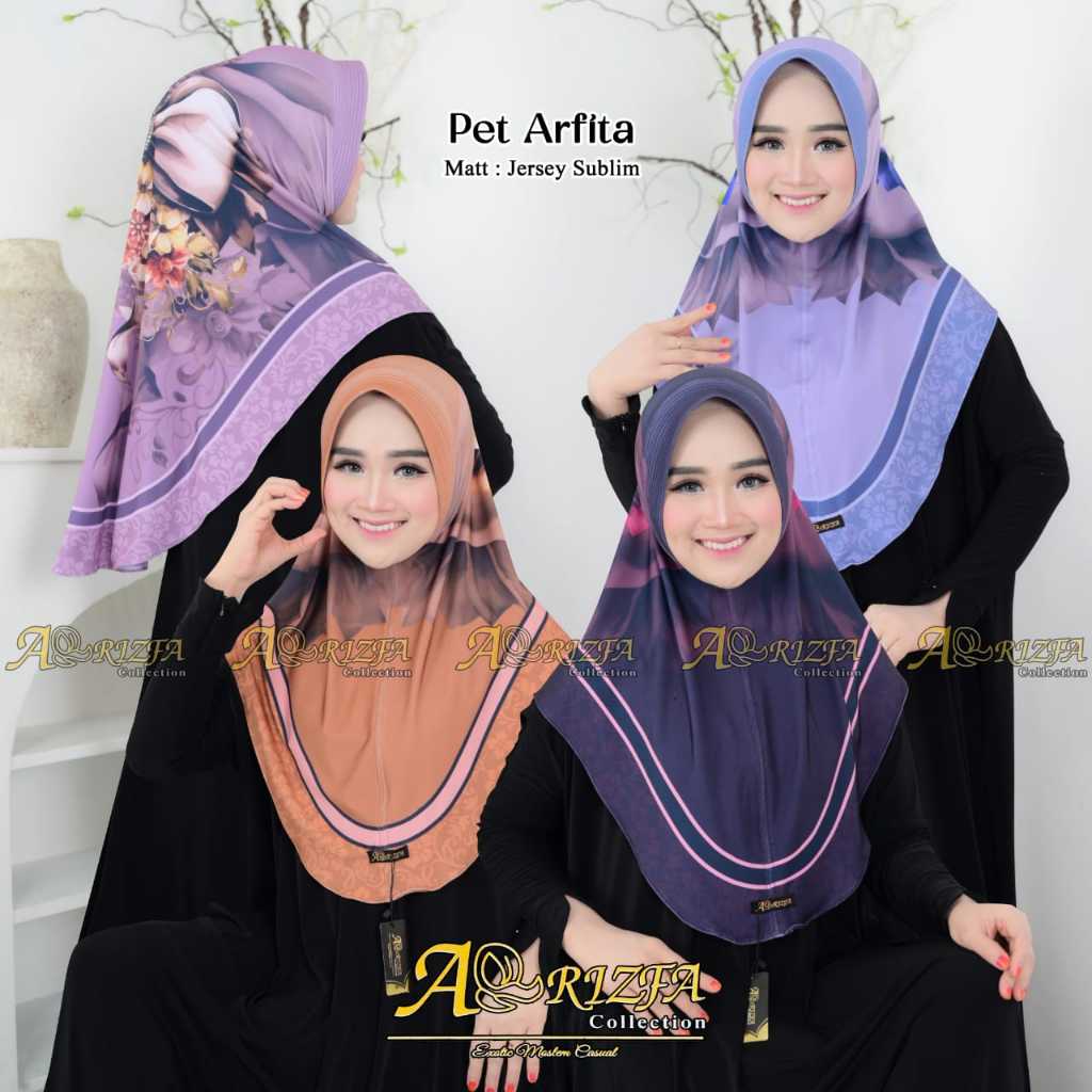 AQRIZFA Collection Akriza Hijab Pet Arfita