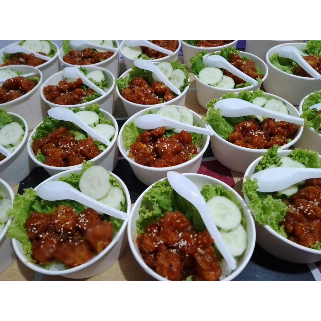 

Rice Bowl Chicken Teriyaki / Nasi Bowl Ayam Teriyaki / Minimal Order 20pcs