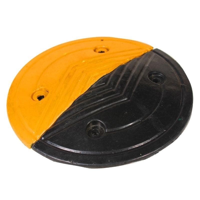Polisi Tidur 17CM Karet Rubber Speed Hump END CAP Polisi tidur karet e - hitam T 7cm, Tanpa baut