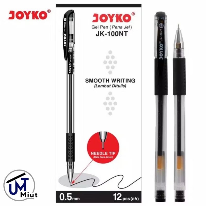 

Joyko Gel Pen Pena Jel (JK-100NT) Smooth Writing Lembut Ditulis