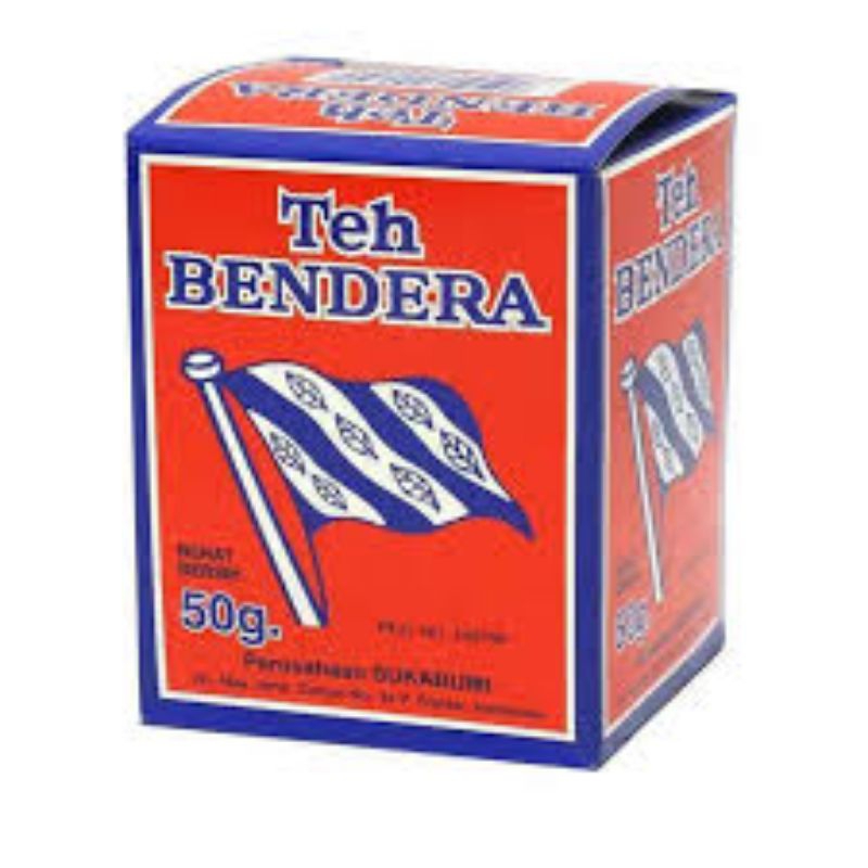 

teh cap bendera 50g teh bubuk