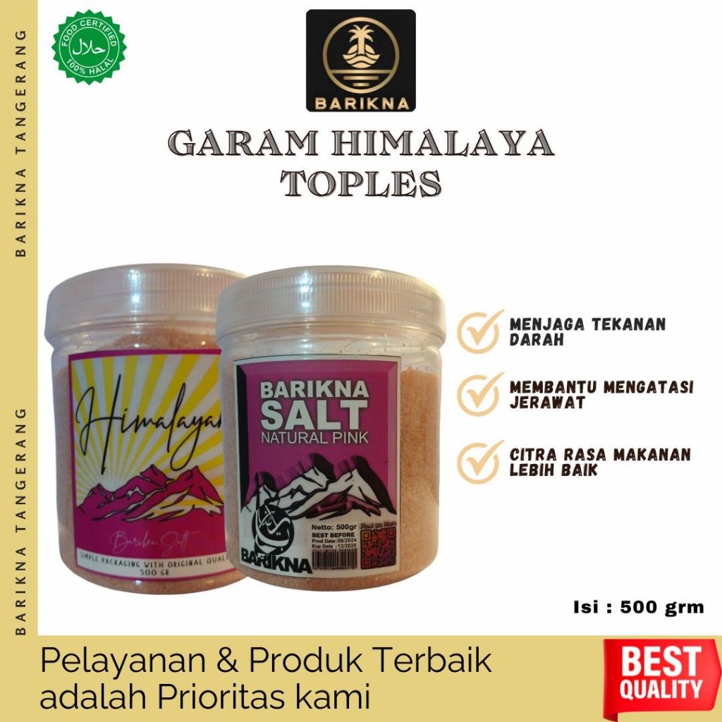 

Garam Toples Himalaya 500 grm