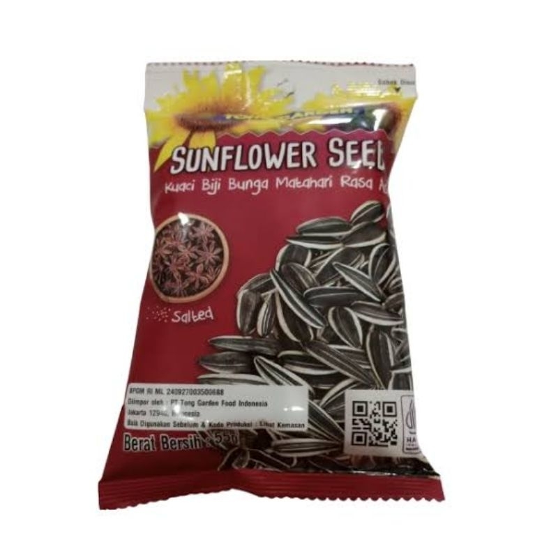 

BUY 1 GET 1 FREE - Tong Garden Sunflower Seeds / Kuaci Biji Bunga Matahari Asin 55 Gr