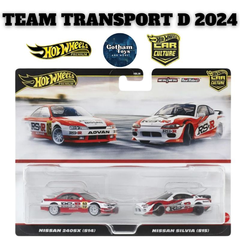 GT - HOT WHEELS PREMIUM 2PACK NISSAN 240SX DAN NISSAN SILVIA