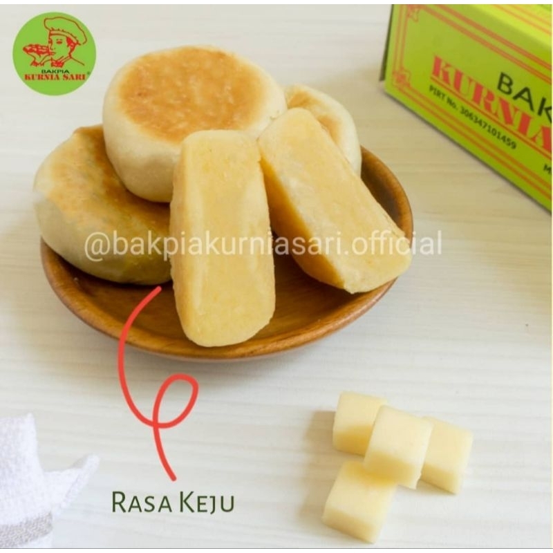 

Bakpia Kurnia Sari Asli Jogja, Bakpia Kurniasari isi 15 Bakpia Rasa Keju (Best Seller)