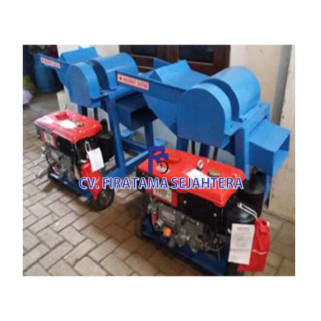 Mesin Chopper Rumput dengan penggerak Motor Diesel 7-8 PK Merk Jiangfa/Jiangfung
