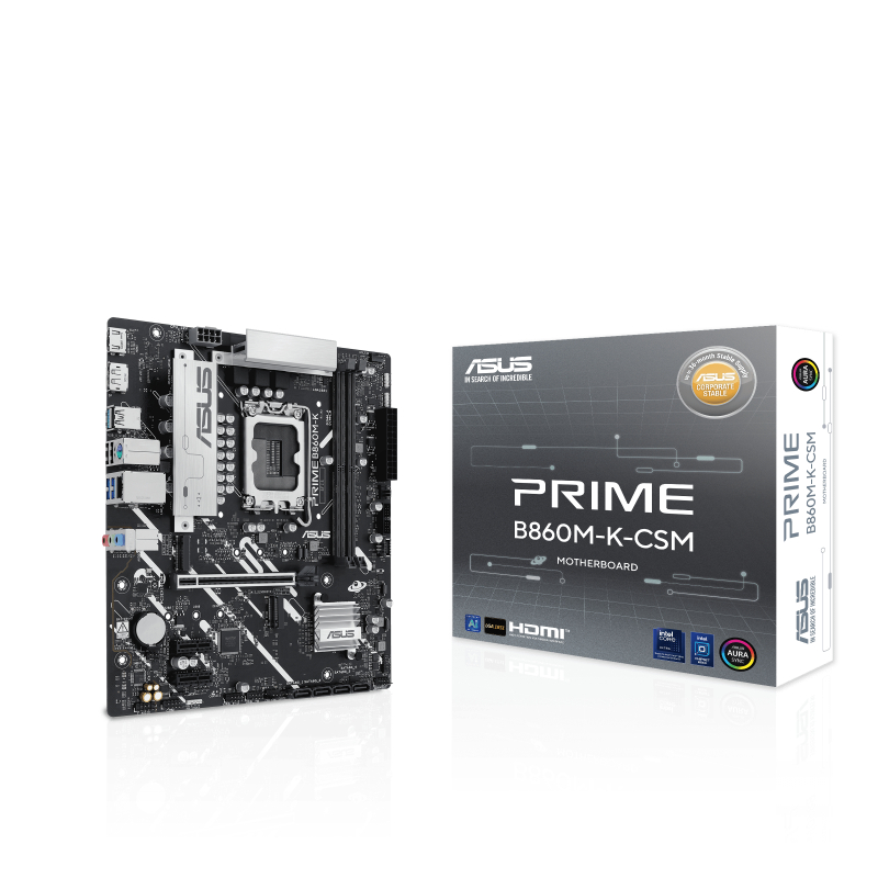 Motherboard ASUS PRIME B860M-K-CSM (LGA1851, B860, DDR5, USB3.2, SATA3)