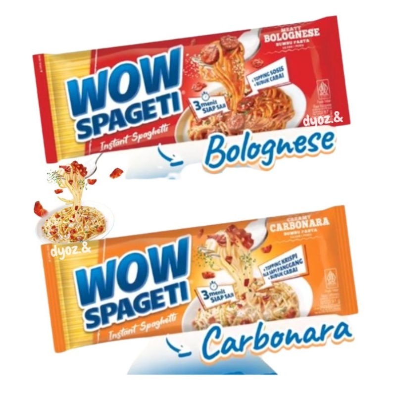 

Spageti WOW Bolognese dan Carbonara