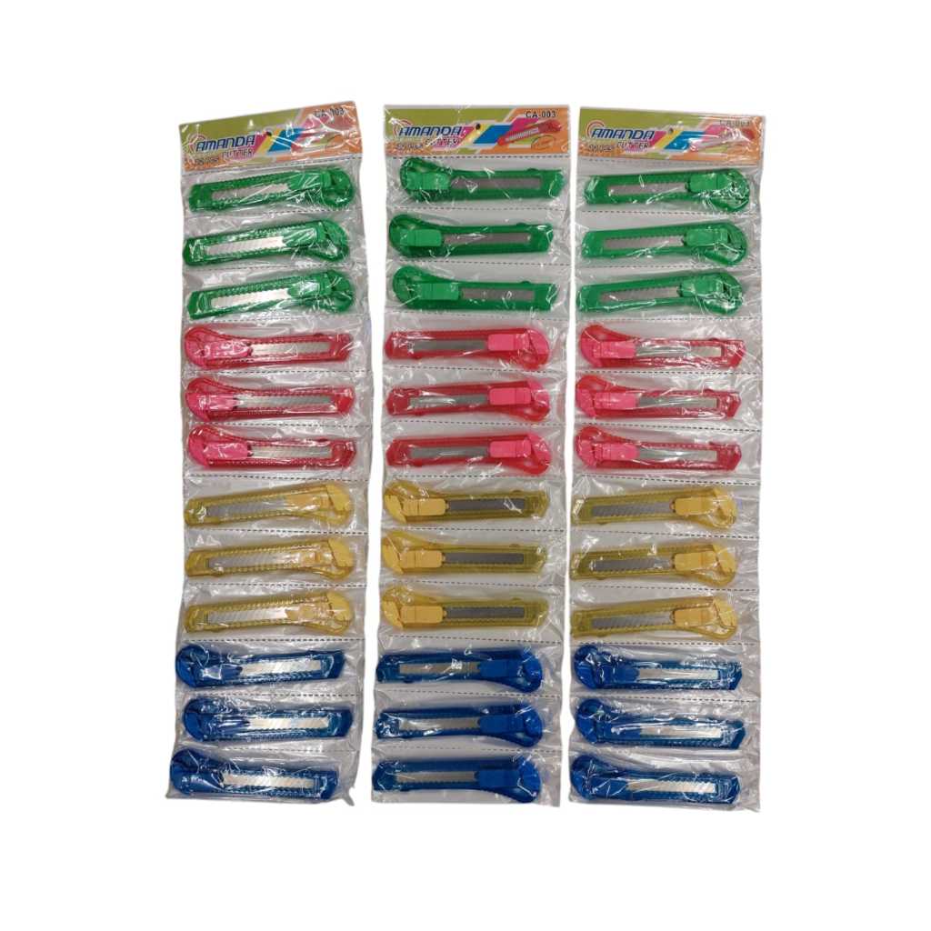 

1 PACK (12PCS) CUTTER AMANDA TRANSPARANT CA-002 CA-003