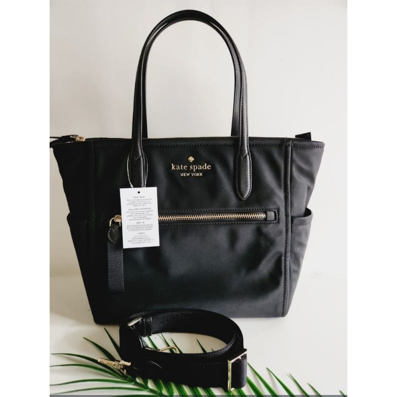 Kate Spade Chelsea Medium Zip Tote Nylon Black