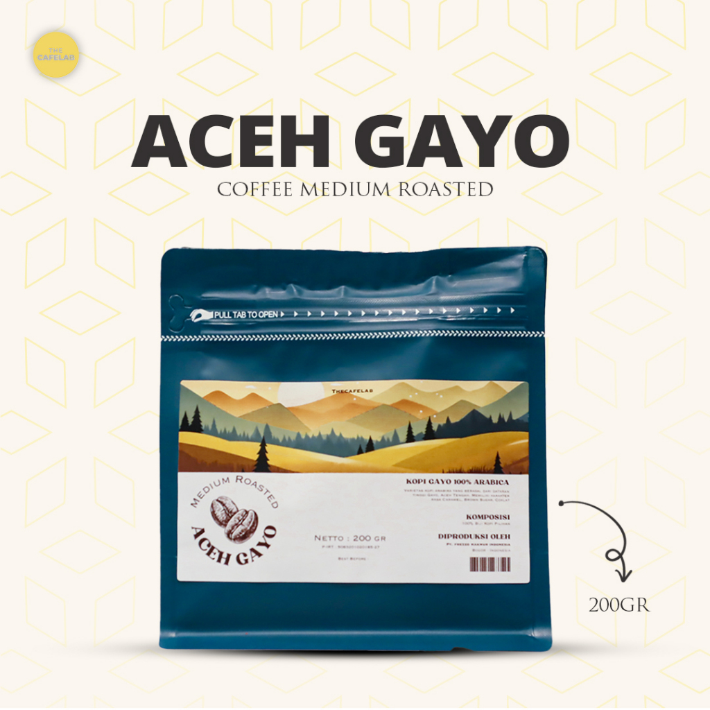 

TheCafelab Biji Kopi Robusta Gayo 100% Arabika / Kopi Aceh Gayo
