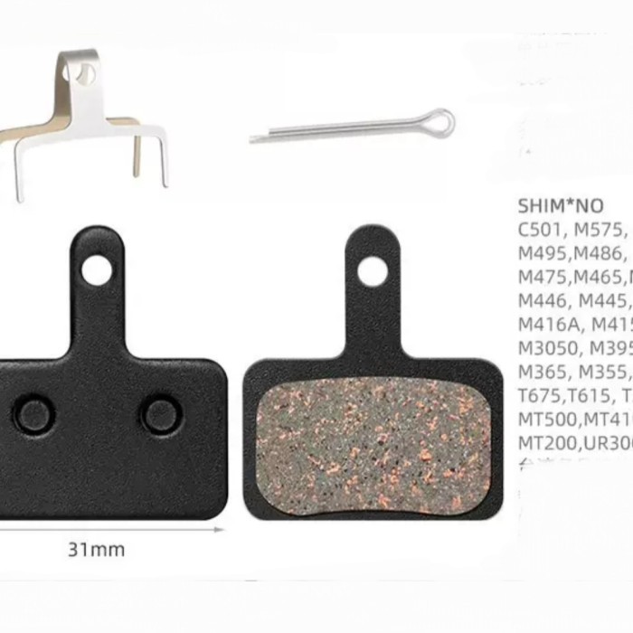 Z811 Kampas rem Brake Pad For Shimano Alivio Acera Tektro MT200 MT201 MT400 MT500