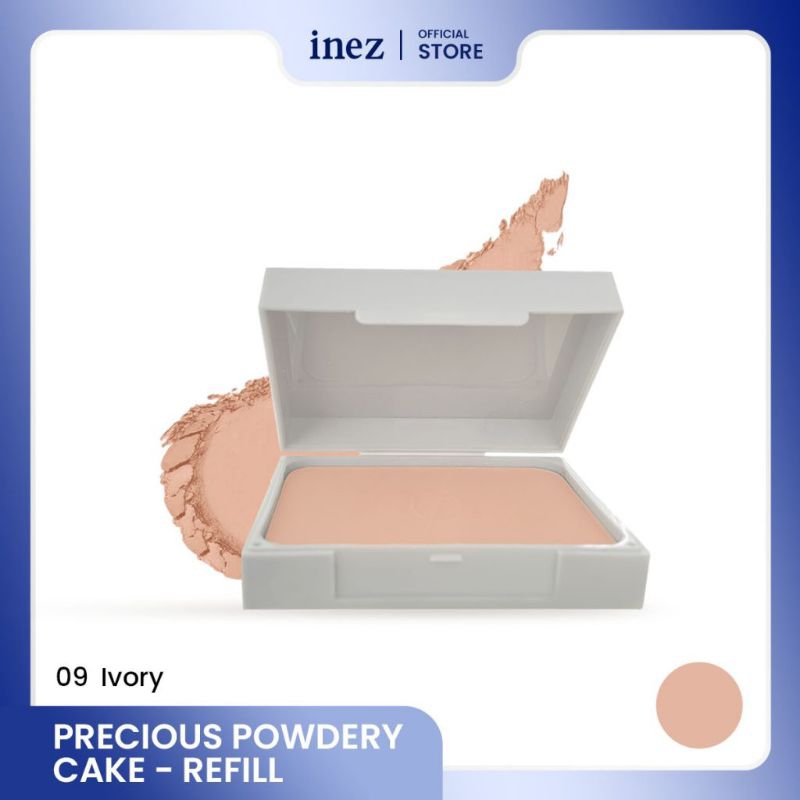 INEZ REFIL PRECIOUS POWDERY CAKE/PPC/TWO WAY CAKE/PRESSED POWDER/BEDAK PADAT 09 IVORY