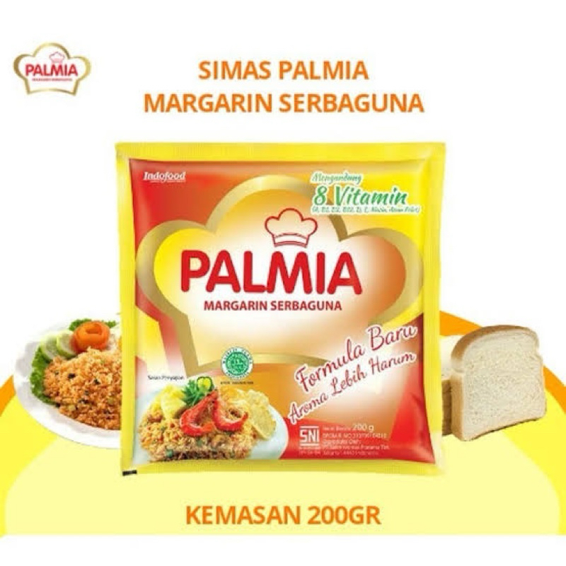 

SIMAS PALMIA Margarine Mentega Serbaguna 200 Gram