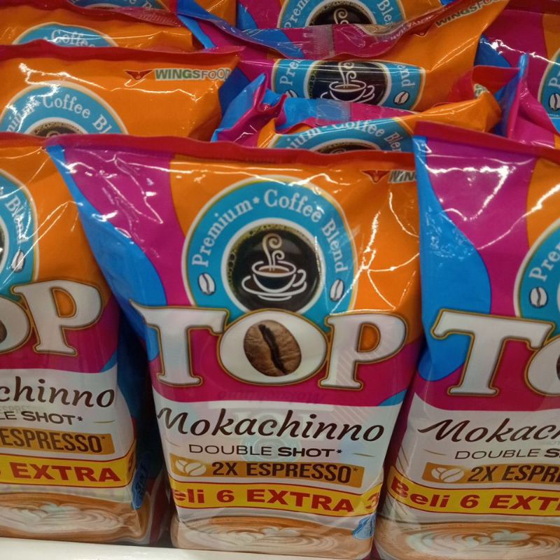 

Top Coffee Mokachinno Double Shot Beli 6 Extra 3