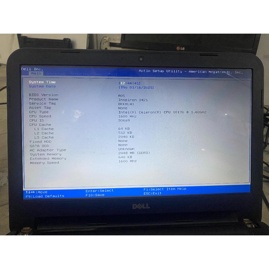 Laptop Dell Inspiron 3421 Casing  + mesin normal + lcd normal