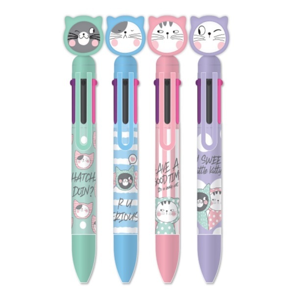 

Ballpen M&G 6 in 1 So Many CatS / Pulpen 6 Warna ABPU8171