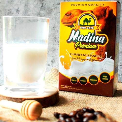 

Susu Bubuk Onta Madina bubuk isi 200gr Madinah Susu unta Original