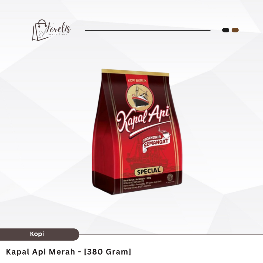 

Kopi Kapal Api Spesial Merah 380 Gram - [Pcs]