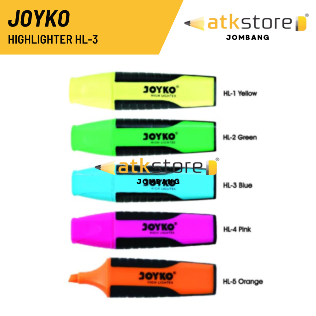 JOYKO Highlighter Penanda Berwarna / Highlighter Joyko
