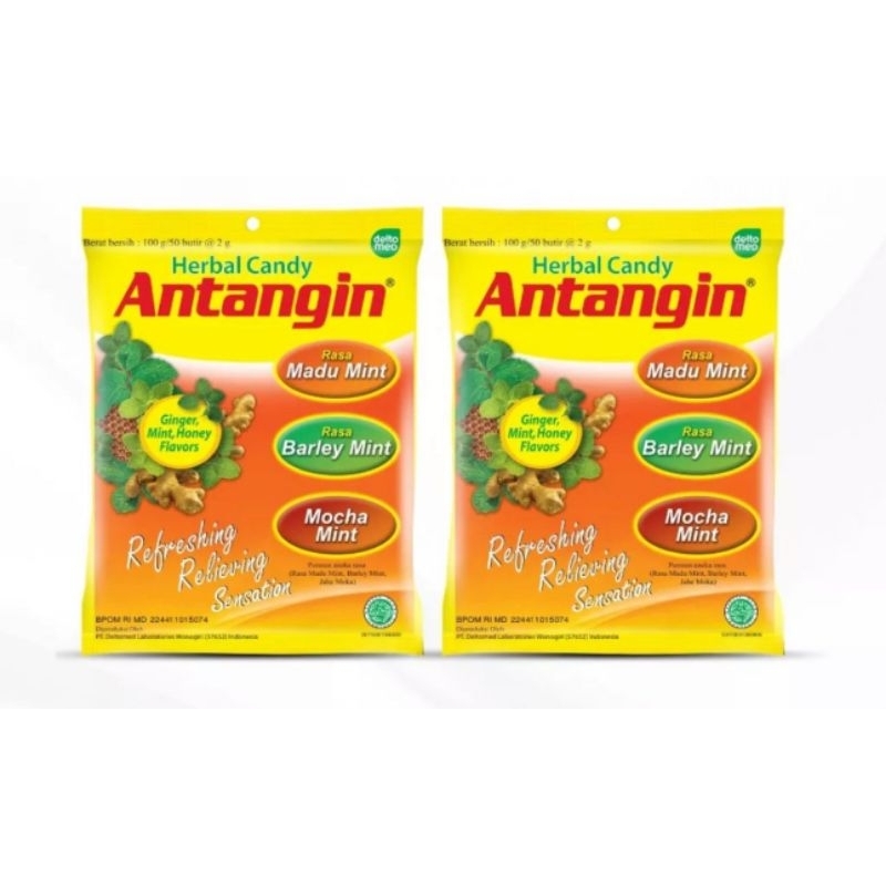 

Antangin Permen Herbal 100 gram 50 butir candy Penyegar Mulut Tenggorokan