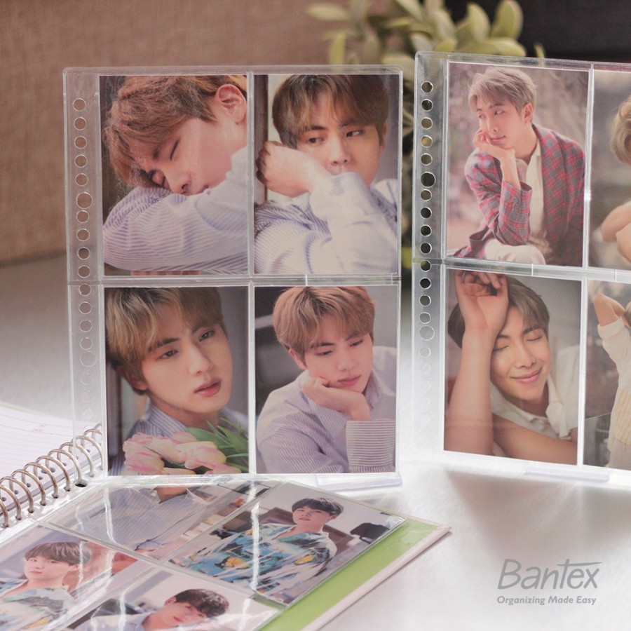 

Bantex Collector Pocket A5 Photocard 4P Clear #2150 (5 Sheets)