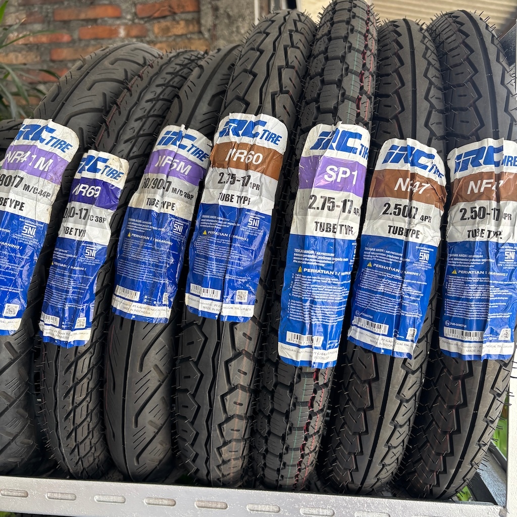 Ban Luar IRC dan Tubles Sepeda Motor Ring 14 17