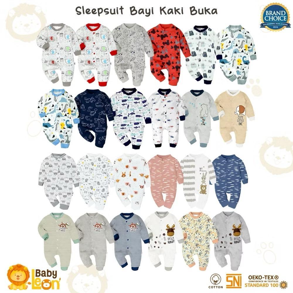 Jumpsuit Bayi 0-1Th Jumpsuit Bayi Kaki Tutup Jumper Bayi Newborn Baby Sleepsuit Baju Tidur Bayi