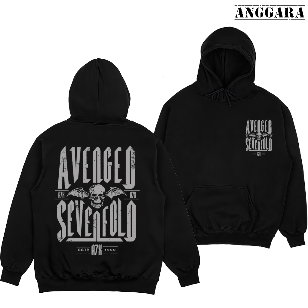 SWEATER HOODIE AVENGED SEVENFOLD ESTD 1999 JAKET BAND MUSIC METAL PREMIUM