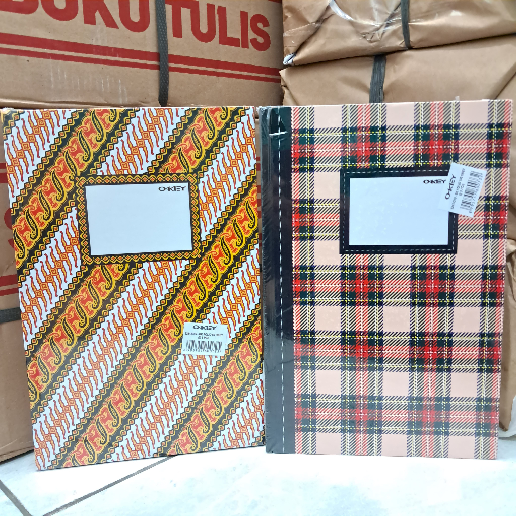 

1 Pak isi 5 Pcs Buku Okey FOLIO isi 50 Lembar & 100 Lembar