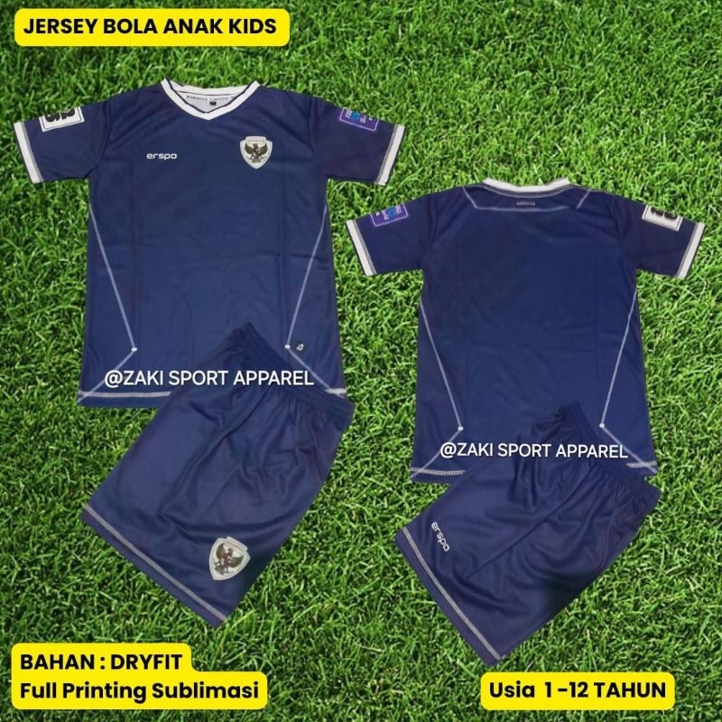 Jersey Anak Timnas Indonesia 3rspo 2025 / Jersey Anak kiper Gol Kiper / Baju Bola Anak Timnas