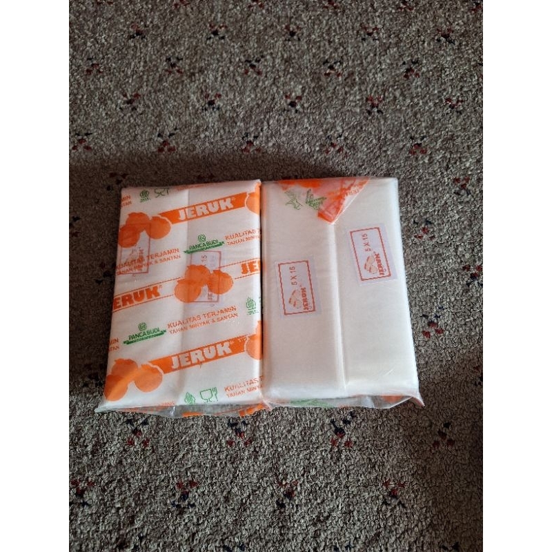 JERUK es lilin 5 x 15 plastik es lilin