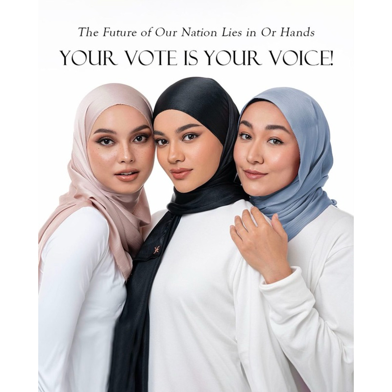 Hameeda Duha Crinkle silk pashmina Onyx Black