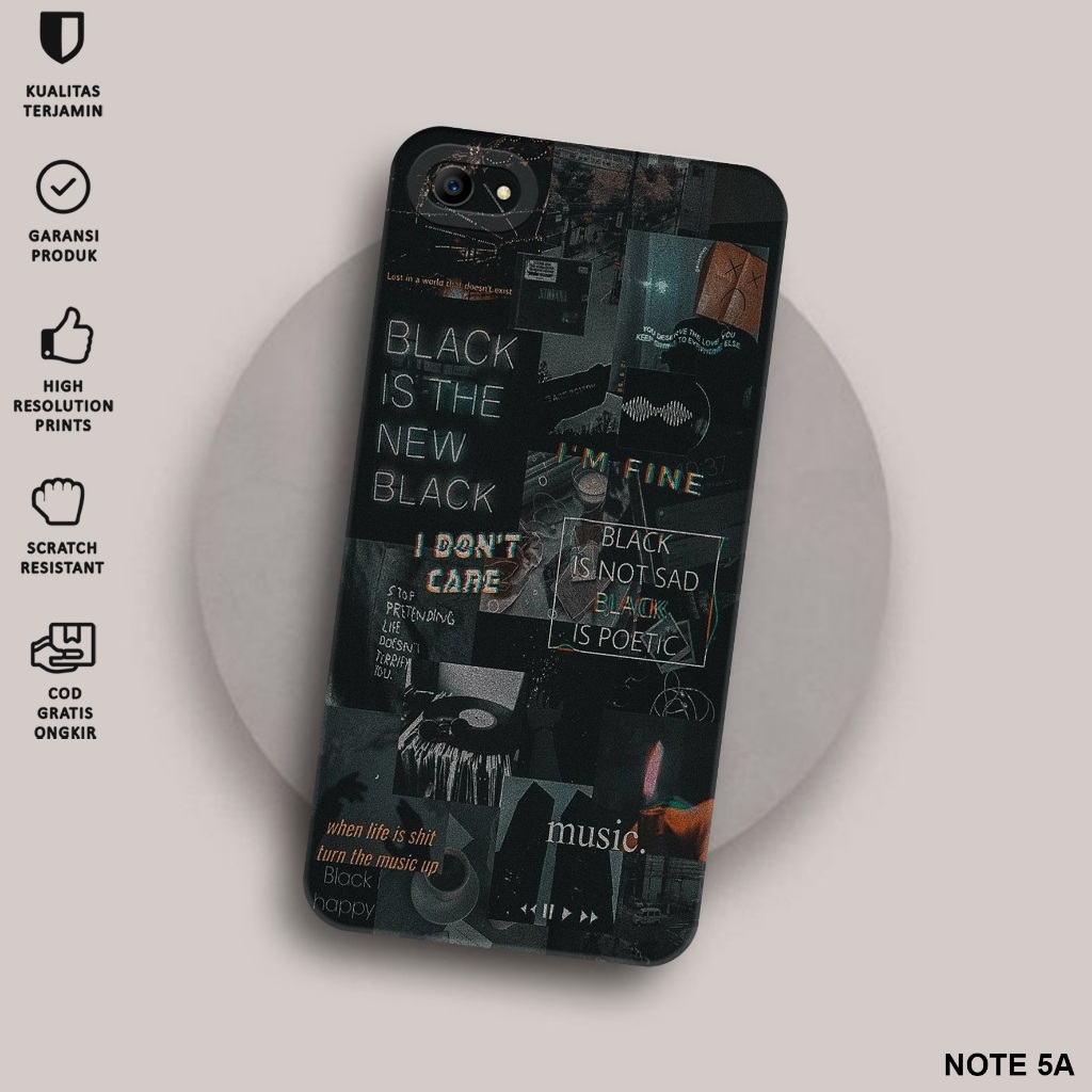Case Xiaomi Redmi Note 5A - Casing Hp Xiaomi Redmi Note 5A Motif Aesthetic - Softcase Xiaomi Redmi N