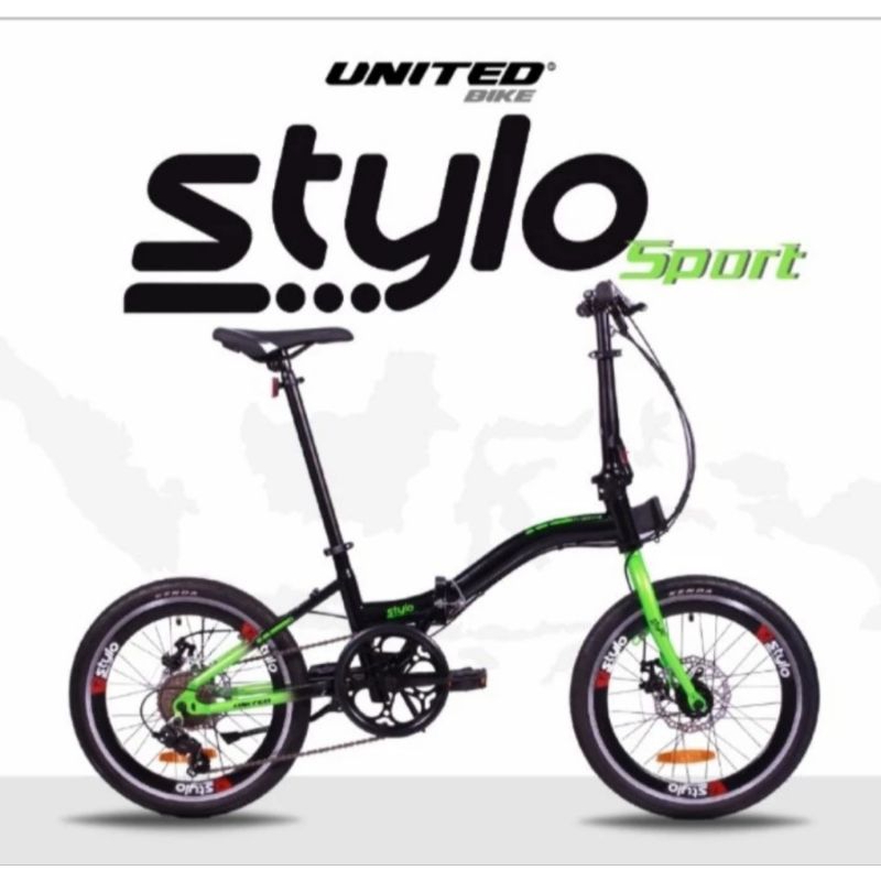 Sepeda Lipat 20 Inch United Stylo 5 Speed