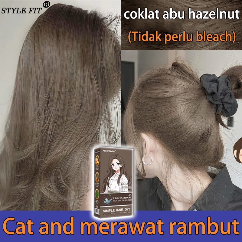 【Pengiriman cepat】FEKAGNAS cat rambut* 200ml tahan lama，kulit tampak cerah，tidak membuat rambut rusa