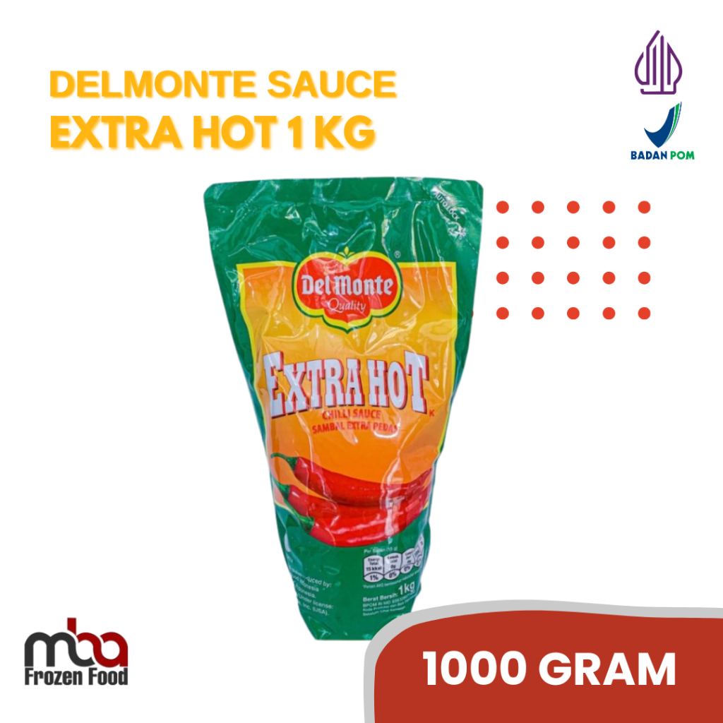 

Saus Sambal Extra Hot Delmonte / Saos Sambal Del Monte /Saussambal /Sambal /Sauce /Saos /Dressing /Salad /Bakaran /Sate /Topping /Mayonnaise /Cocolan /Saos /Bumbu /Masakan