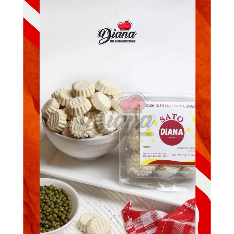 

KUE SATO KACANG HIJAU - DIANA Oleh-Oleh Khas Banyuwangi