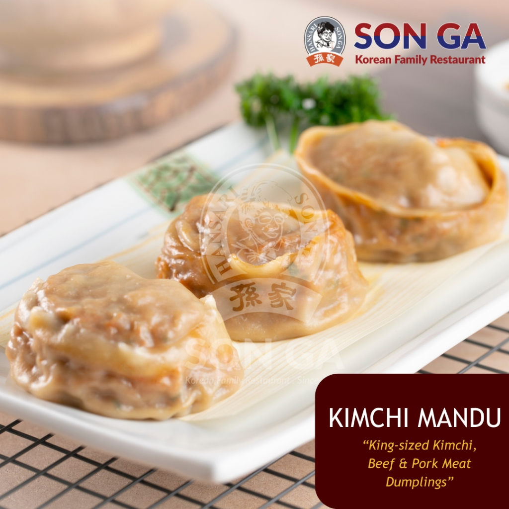

KIMCHI MANDU(Kimchi, Pork & Meat Dumplings)(ISI 3 PCS)- Frozen Mandu