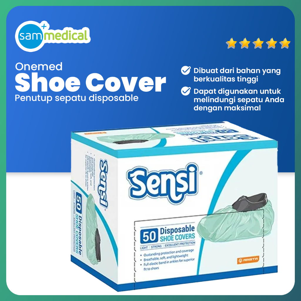 Sensi Shoes Cover / Pembungkus Sepatu / Pelindung Sepatu / Cover Shoes Medis Alas Sepatu Medis